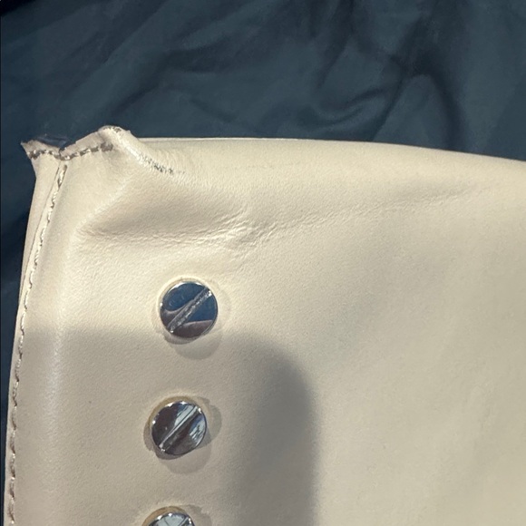 Karl Lagerfeld Beige Crossbody Bag with Silver Accents - Picture 14 of 14